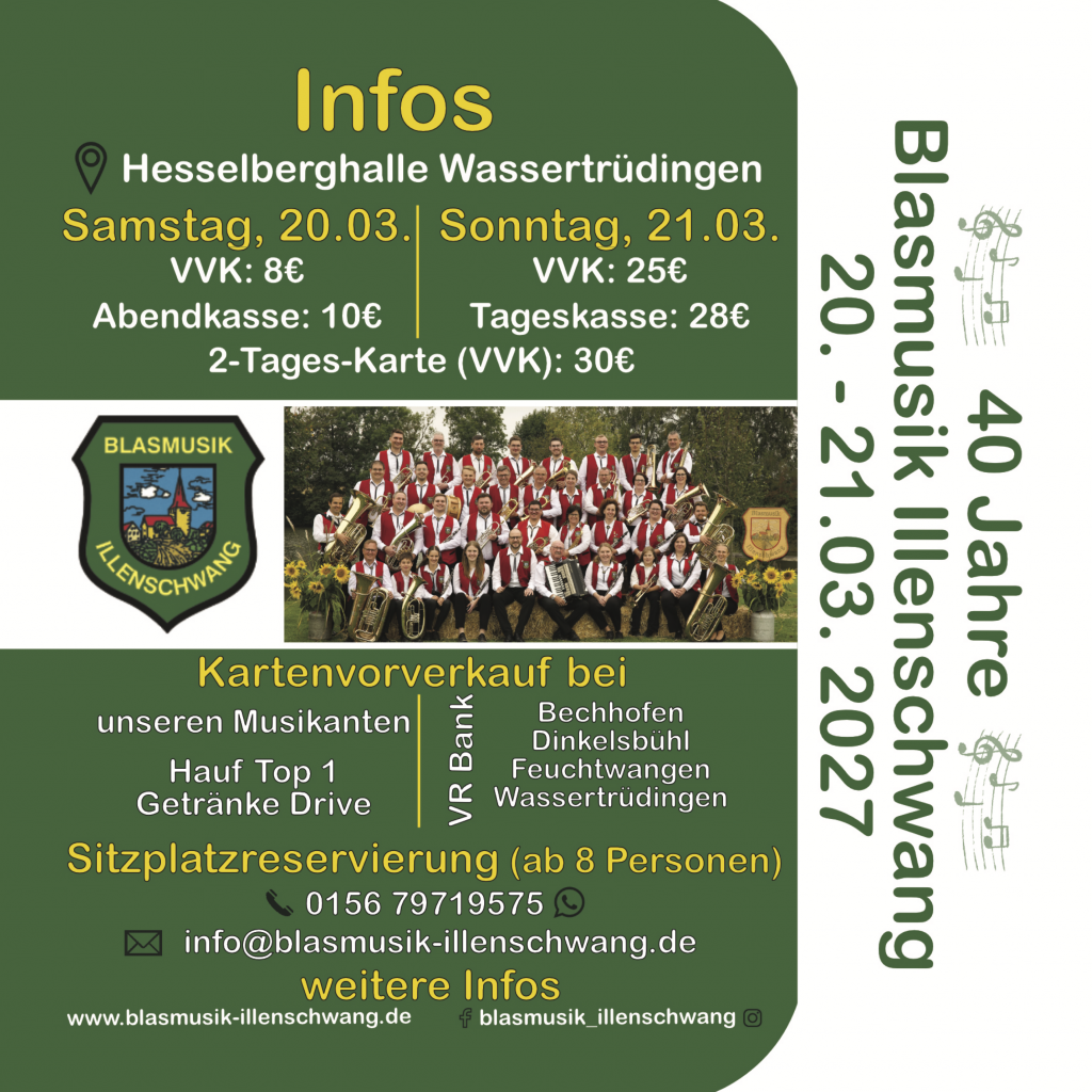 Flyer 40 Jahre