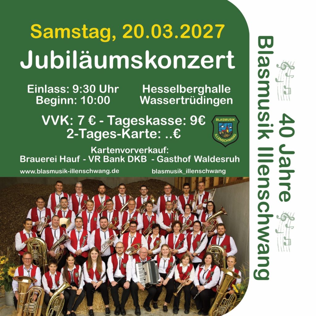Flyer 40 Jahre Samstag