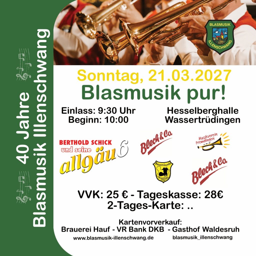 Flyer 40 Jahre Sonntag